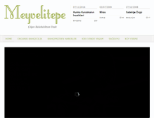Tablet Screenshot of blog.meyvelitepe.org